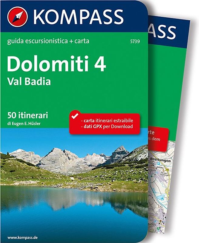 KOMPASS guida escursionistica Dolomiti 4 - Val Badia