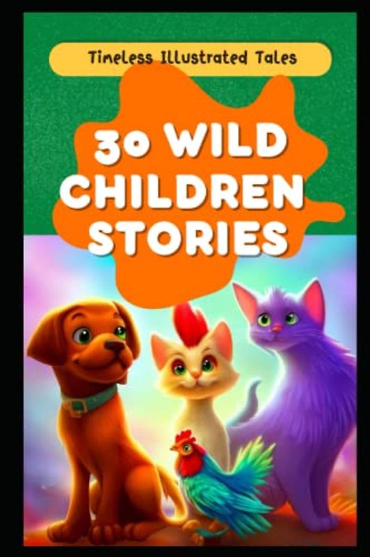 30 Wild Children Stories: Illustrated Children Tales (Monthly Tales: A Collection of Timeless Stories for Bedtime Bonding)