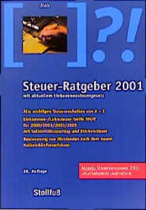 Steuer-Ratgeber 2001