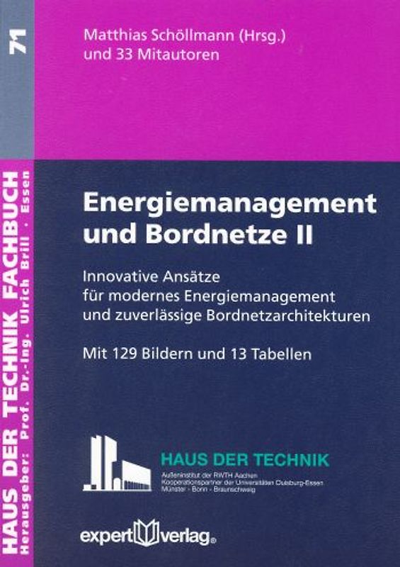 Energiemanagement und Bordnetze, II: