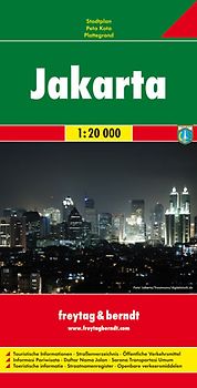 freytag & berndt Stadtplan Jakarta 1:20.000