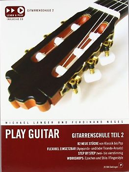 Play Guitar 2. Gitarrenschule Teil 2 (incl. CD)