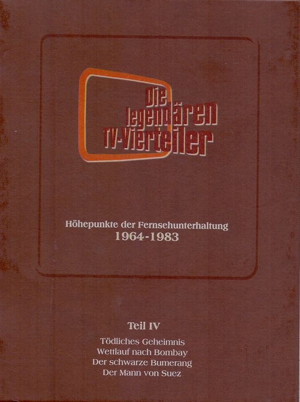 Die legendären TV-Vierteiler: Teil 4 - Höhepunkte der Fernsehunterhaltung [8 DVDs] DVD