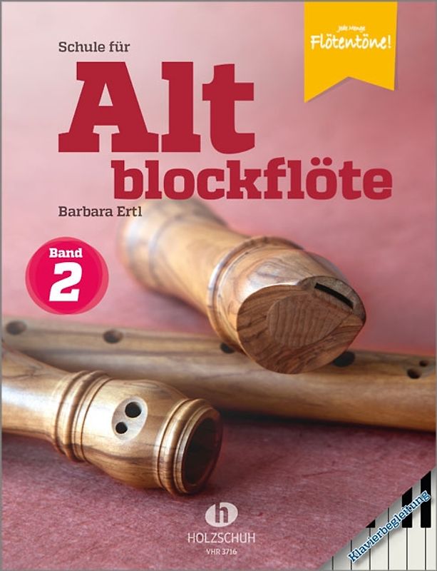 Schule für Altblockflöte 2 – Klavierbegleitung