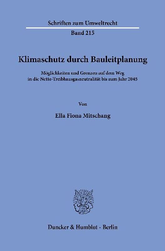 Klimaschutz durch Bauleitplanung