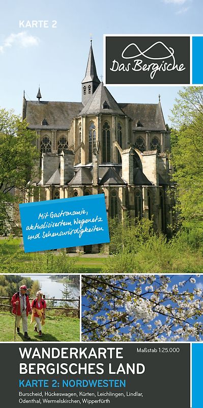 Bergisches Land (Nordwesten) Wanderkarte 2
