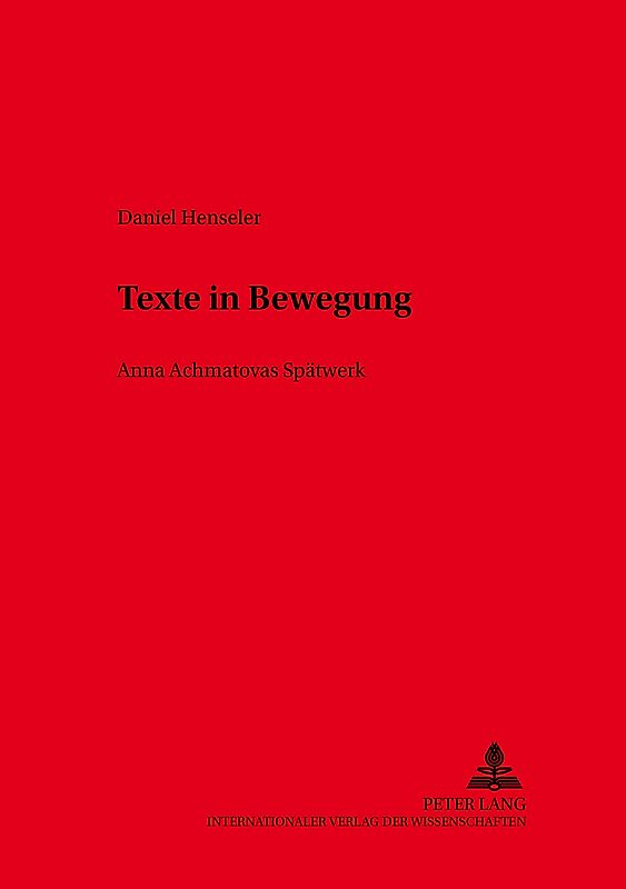 Texte in Bewegung