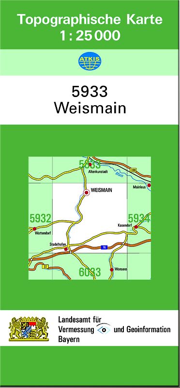 TK25 5933 Weismain