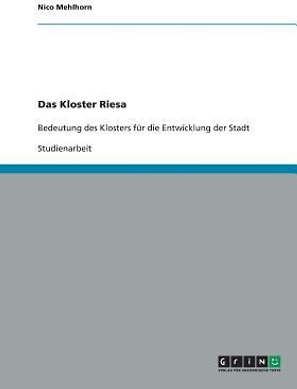 Das Kloster Riesa