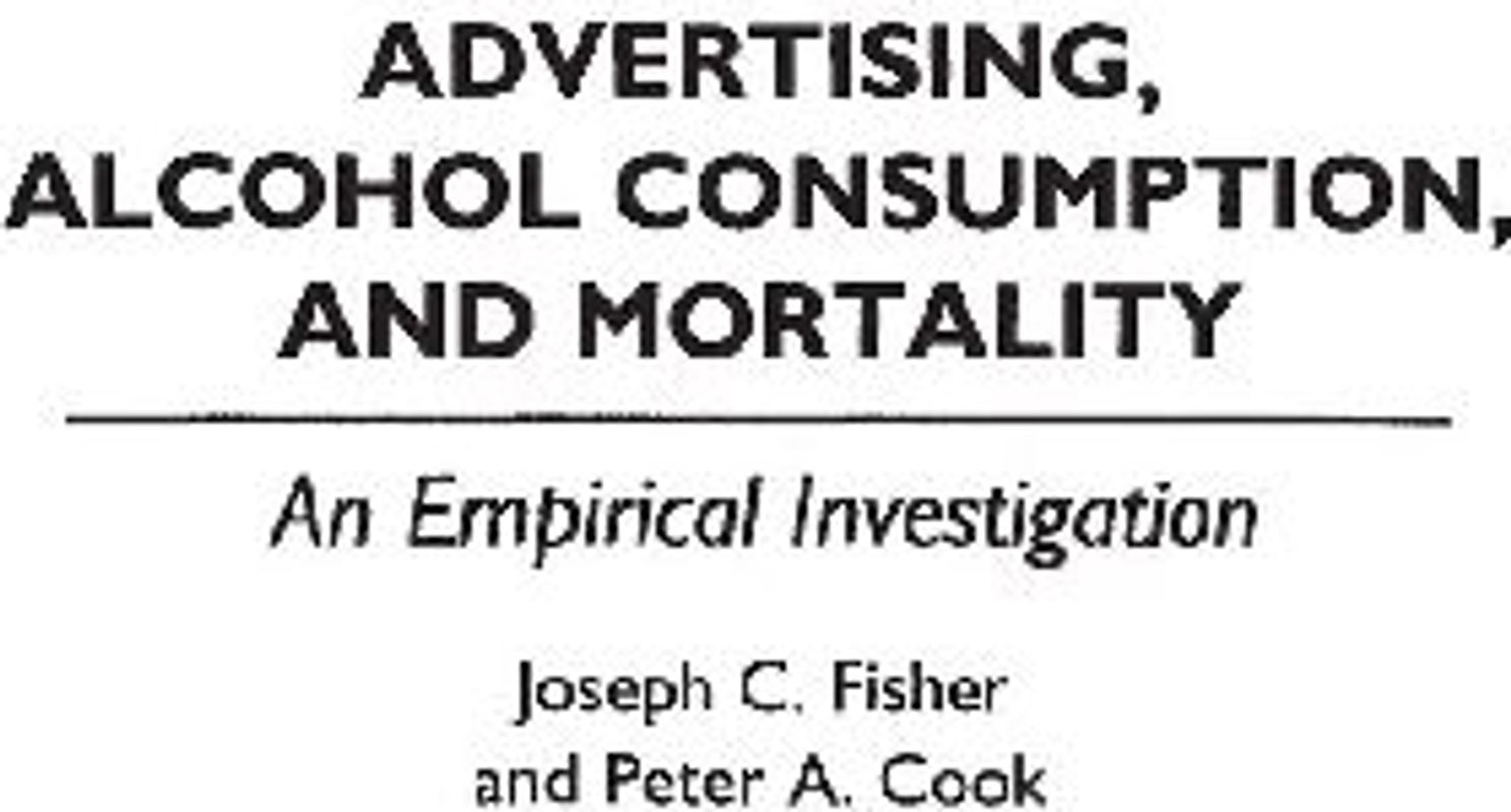 Advertising, Alcohol Consumption, and Mortality