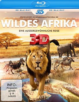 Wildes Afrika 3D - Eine außergewöhnliche Reise 3D Blu-ray Disc