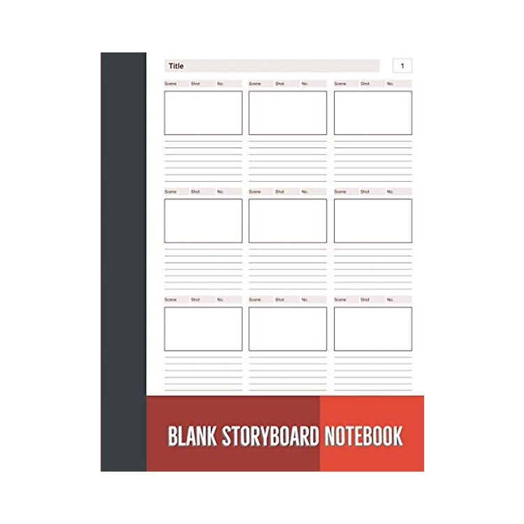 Blank Storyboard Notebook: Storyboard Sketchbook Paper Template Panel ...
