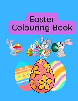 Easter Colouring Book Children's Adults Colouring Book
