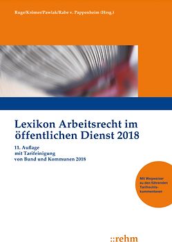 Lexikon Arbeitsrecht im öffentlichen Dienst 2018