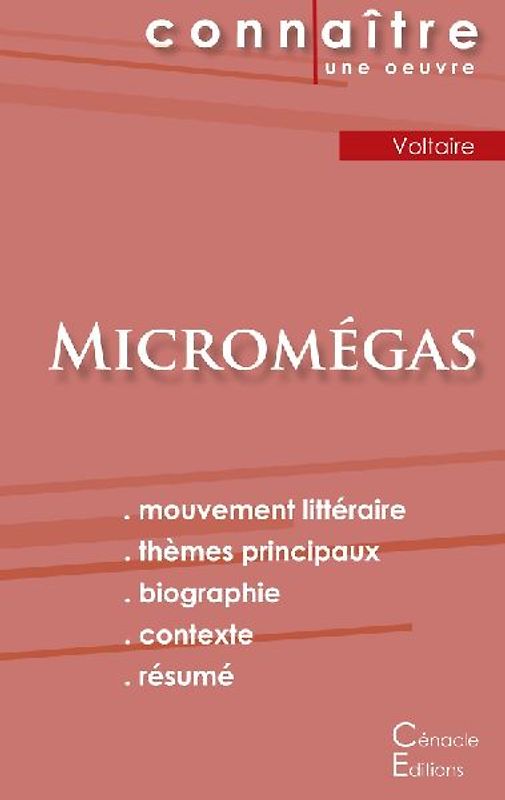 Fiche de lecture Micromégas de Voltaire (Analyse littéraire de référence et résumé complet)