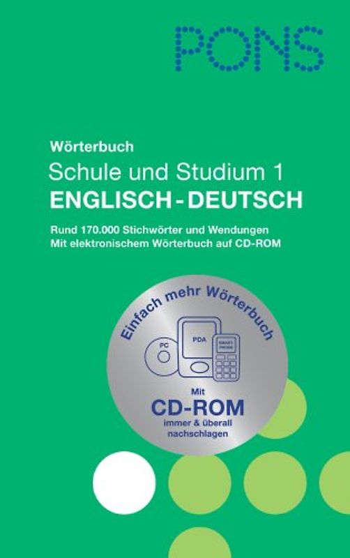 PONS Wörterbuch für Schule und Studium Englisch