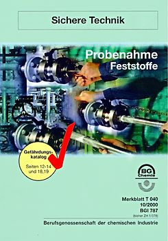 T 040 - Probenahme: Feststoffe (BGI 787)