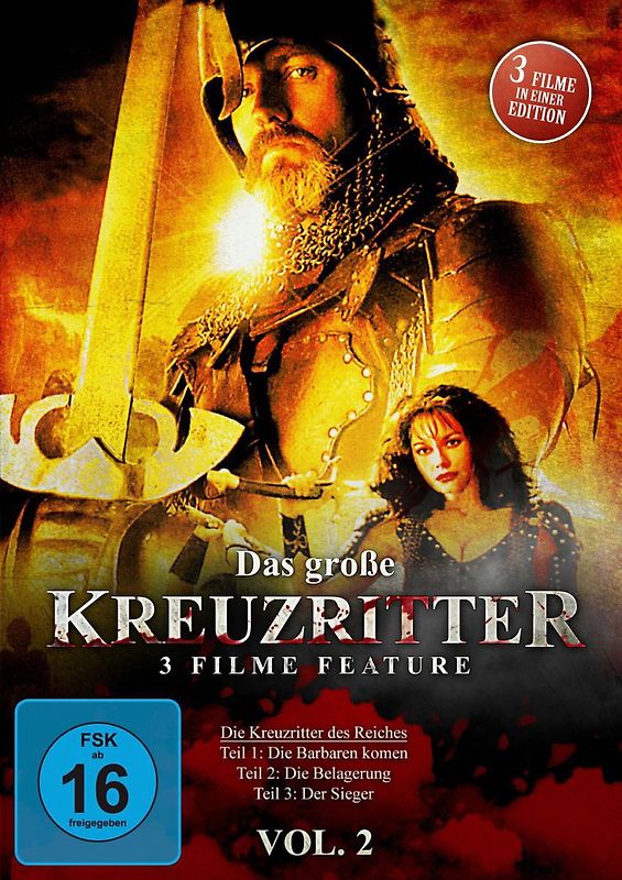 Das Grosse Kreuzritter 3 Filme Feature Vol. 2 DVD