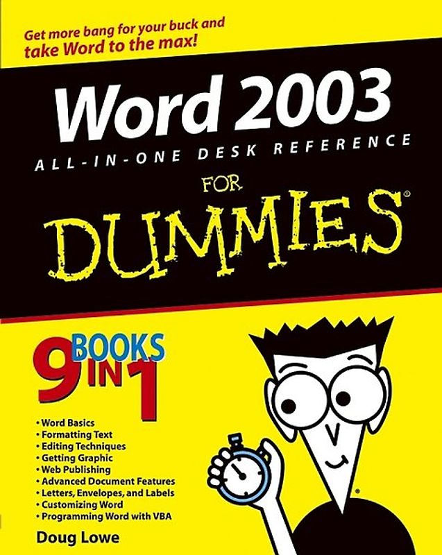 Word 2003 All-in-One Desk Reference For Dummies