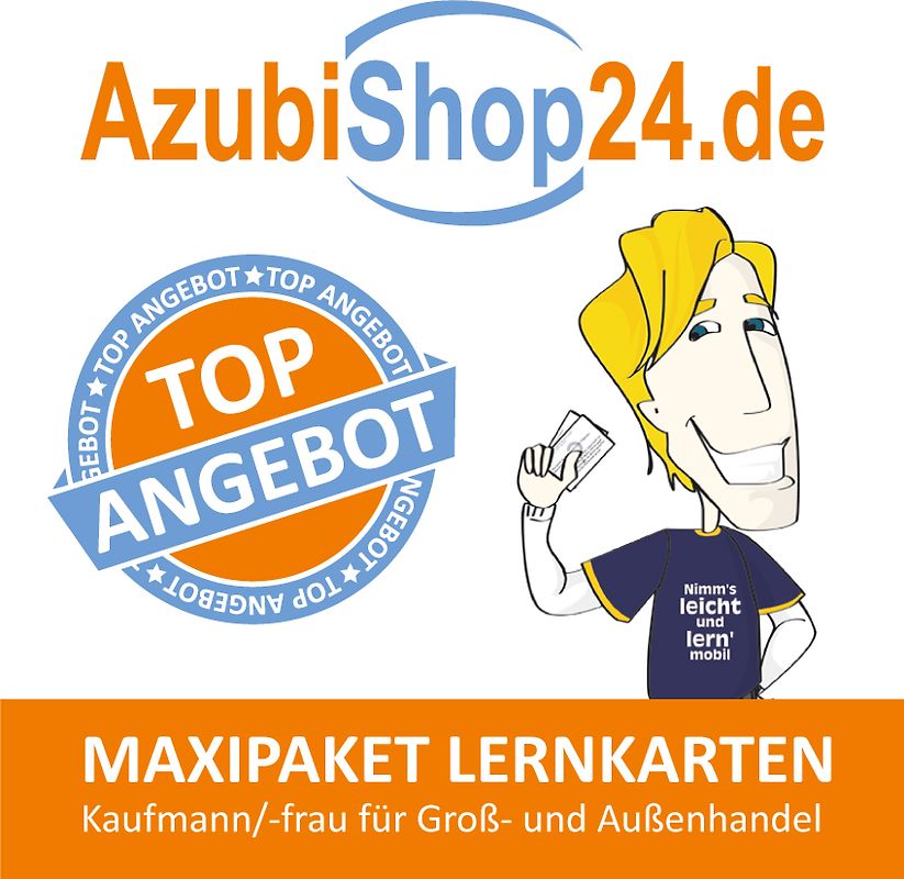 Maxi-Paket Lernkarten Kaufmann im Groß- und Außenhandel Prüfung