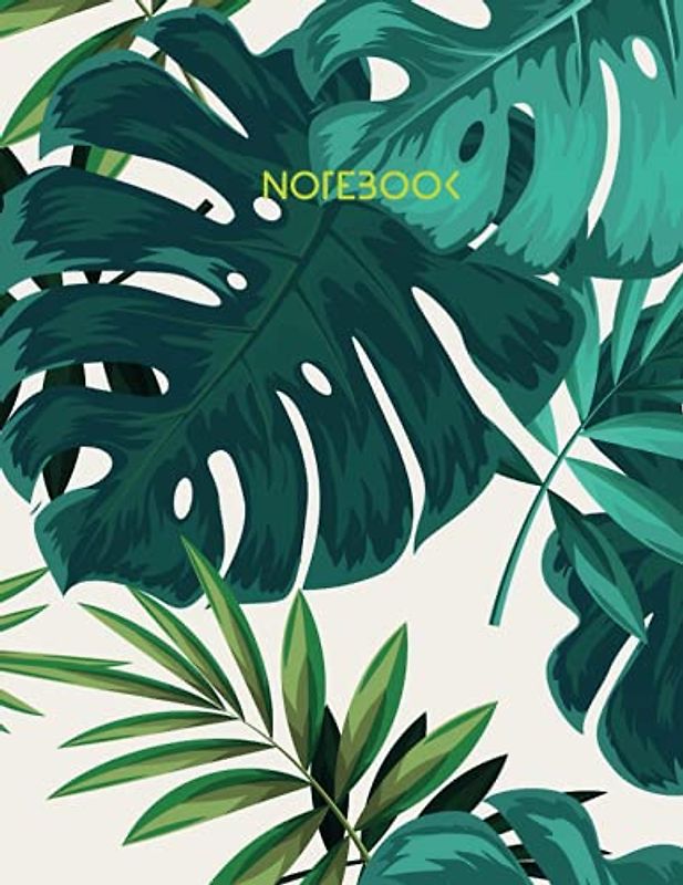 Floral Ferns Notebook PAPERBACK - Size (8.5 x 11 inches) 120 Pages: Lined Paper: Floral journal for women for writing notes, feelings, self care ... and spirituality (Floral Notebooks Lined)