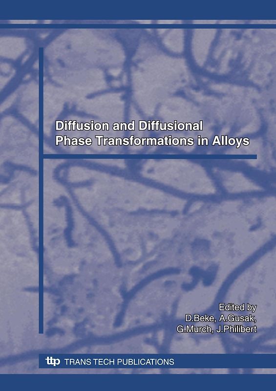 Diffusion and Diffusional Phase Transformations in Alloys