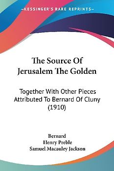 The Source Of Jerusalem The Golden