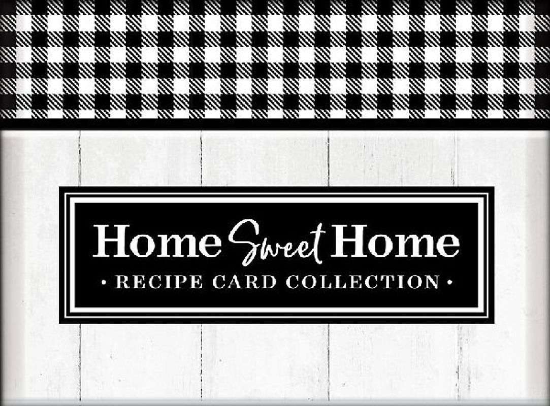 Home Sweet Home Recipe Card Collection Tin