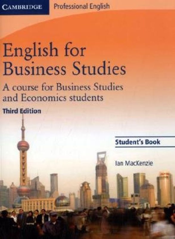 English for Business. A course for Business Studies and Economics students. Student's Book. - Ian MacKenzie