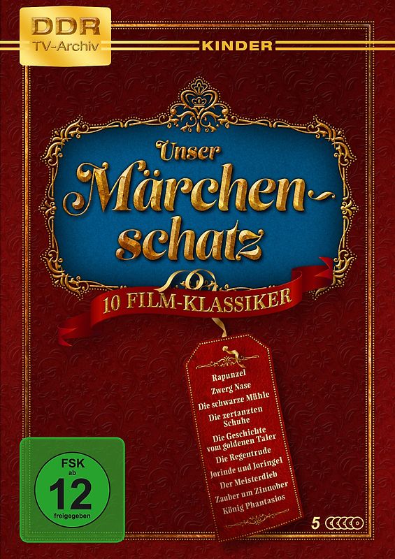 Unser Märchenschatz - 10 Film-Klassiker (5 Discs) DVD