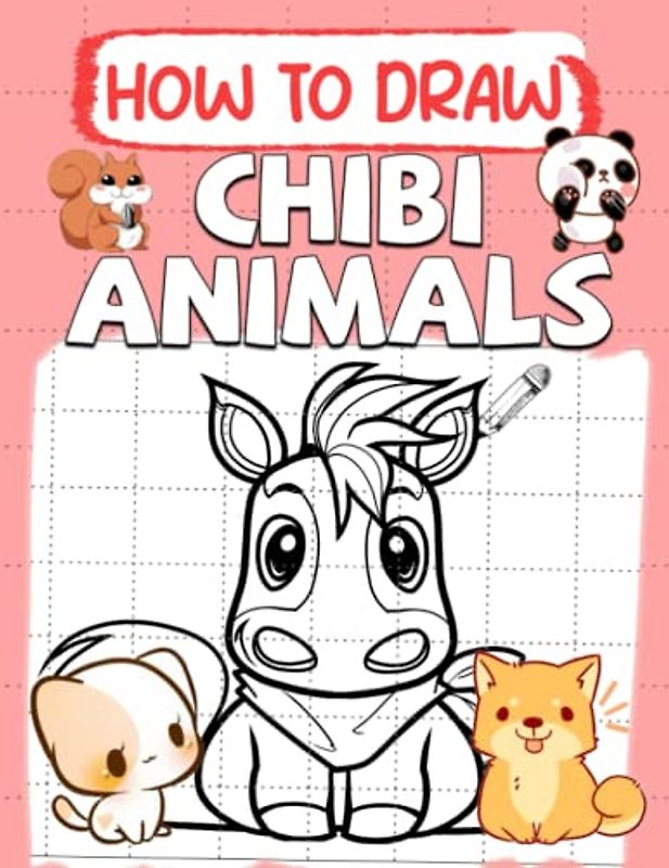 How To Draw Chibi Animals: How To Easily Draw Kawaii Illustrations In Chibi Style | Great Gift For Holiday