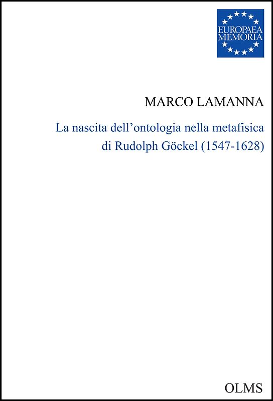 La nascita dell'ontologia nella metafisica di Rudolph Göckel (1547-1628)