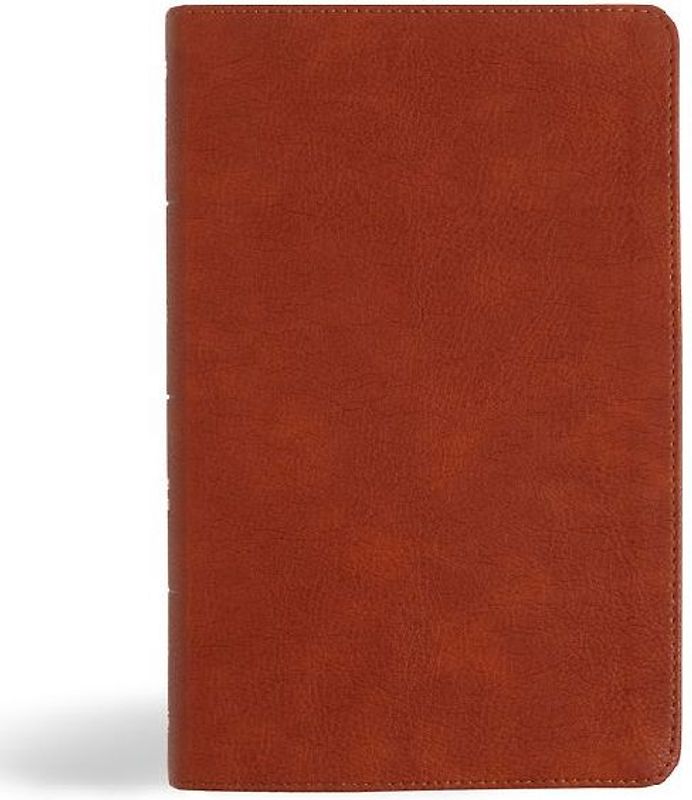 NASB Single-Column Personal Size Bible, Burnt Sienna Leathertouch