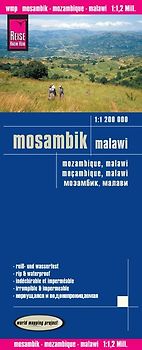 Reise Know-How Landkarte Mosambik, Malawi (1:1.200.000)