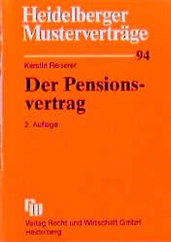 Der Pensionsvertrag