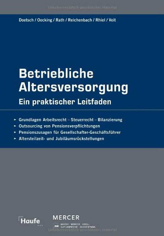 Betriebliche Altersversorgung