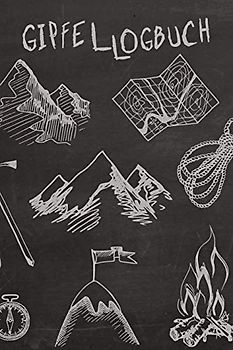 Gipfel Logbuch: Berg-Wandertagebuch zum Selberschreiben | Vorgedruckte Seiten zum Ausfüllen und Eintragen | A5 in Tafel-Optik