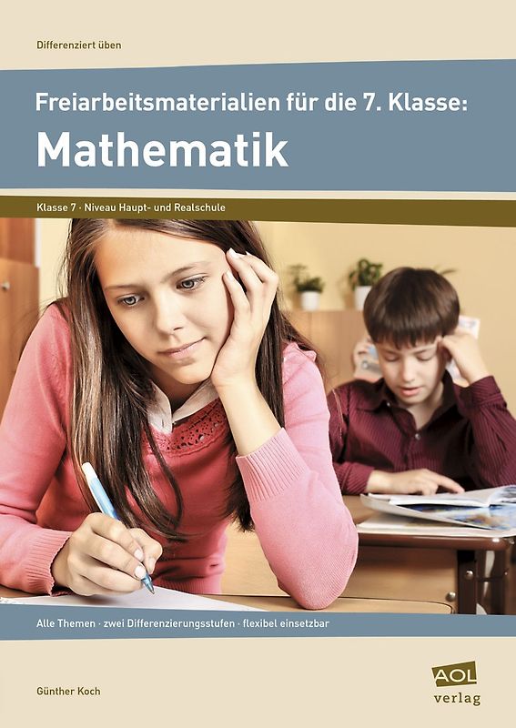 Freiarbeitsmaterialien f. d. 7. Klasse: Mathematik