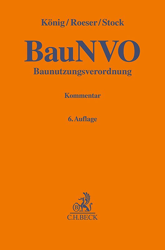 Baunutzungsverordnung. BauNVO