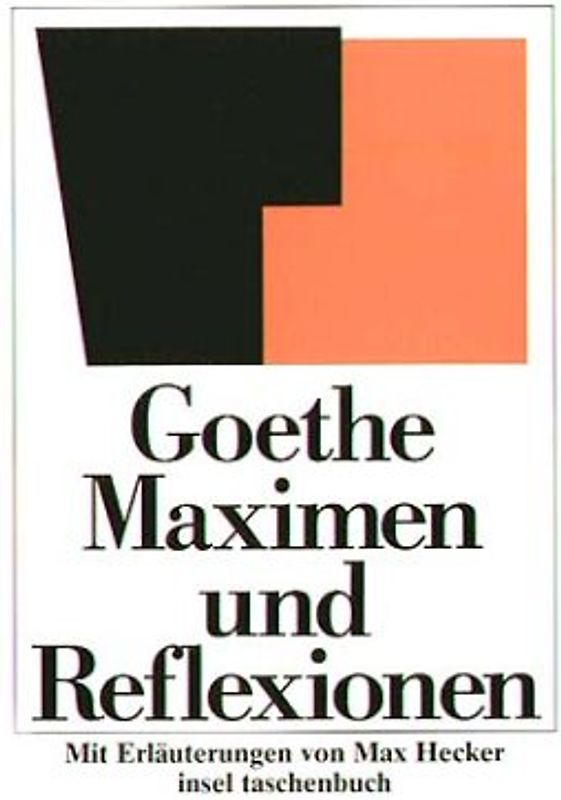 Maximen und Reflexionen