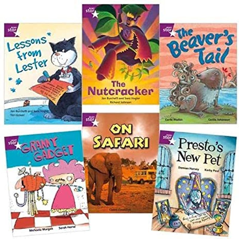 Learn at Home:Star Reading Purple Level Pack (5 fiction and 1 non-fiction book)