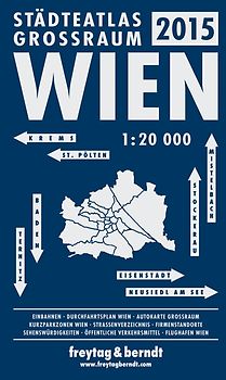 Wien Großraum Städteatlas, Stadtplan 1:20.000