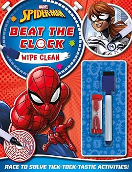 Marvel Spider-Man: Beat the Clock Wipe Clean (Timed Activities for Kids)