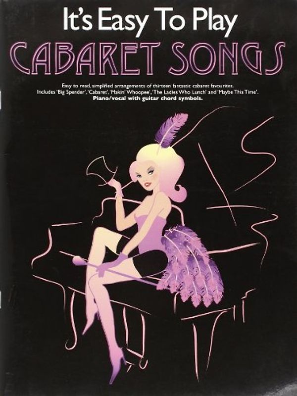 It's Easy To Play Cabaret Songs Pvg (PVG): Noten, Songbook für Klavier, Gesang, Gitarre