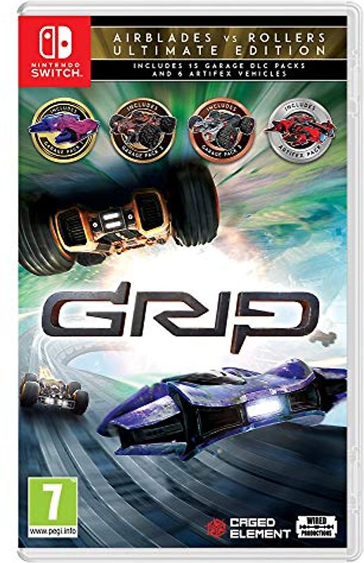GRIP: Combat Racing - Rollers vs AirBlades [Ultimate Edition, Import] Nintendo Switch