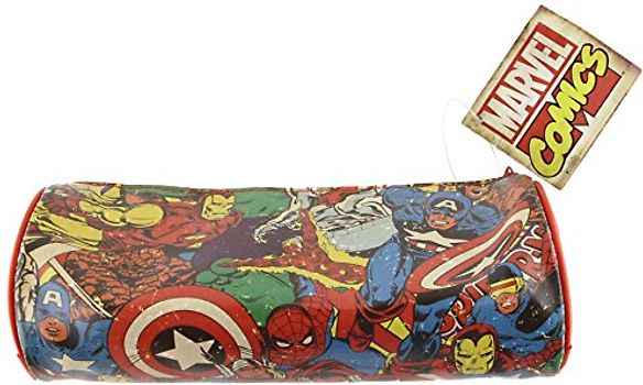 Marvel Retro Collage Barrel Pencil Case