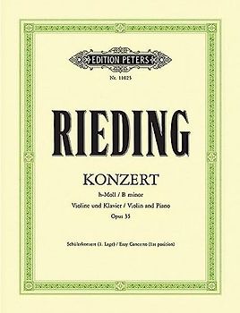 Konzert h-Moll op. 35: Schülerkonzert 1. Lage / für Violine und Klavier