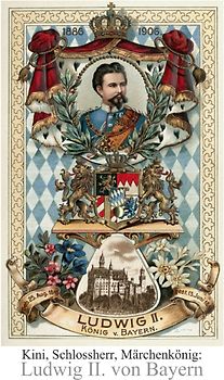 Ludwig II. von Bayern (Tischaufsteller DIN A5 hoch)