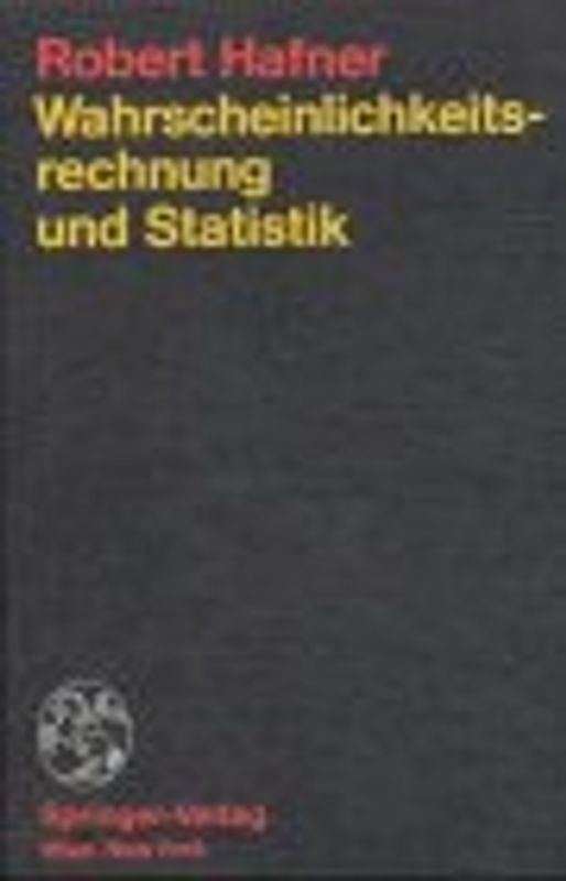 Wahrscheinlichkeitsrechnung und Statistik