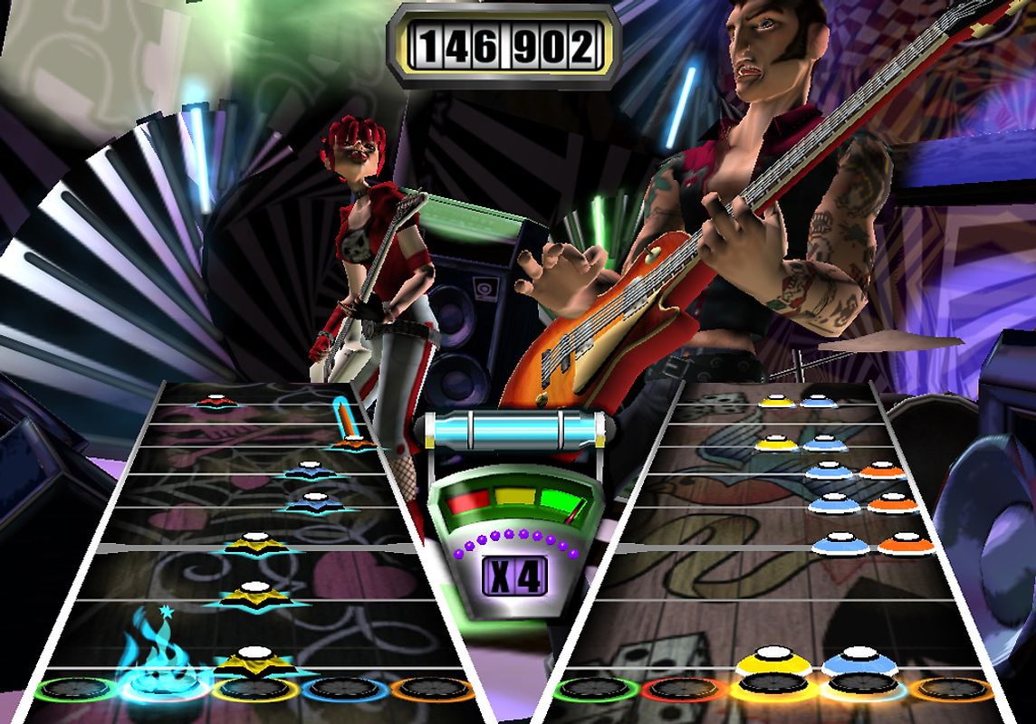Guitar Hero II + Gitarre Xbox 360